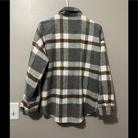 Flannel trucker jacket size M - Picture 2 of 6